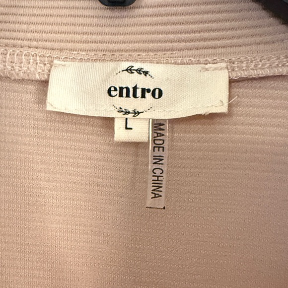 Beige and Brown Sleeveless Mini Dress - Picture 2 of 4